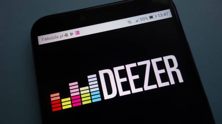 Deezer fransk streaming musiktjeneste